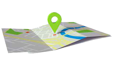 Bild einer Landkarte